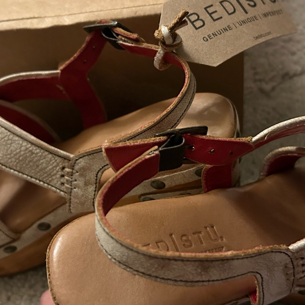 Brand new BEDSTU genuine leather Strappy Platform Sandal - GORGEOUS - Picture 4 of 8